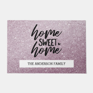 Shimmering Home Sweet Home Doormat
