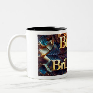 "Shimmering Ideas" Two-Tone Coffee Mug