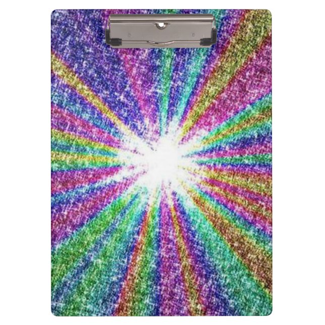 Shimmering lights custom clip board! clipboard (Front)