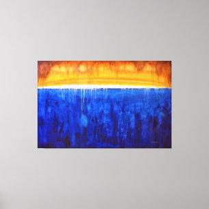 SHIMMERING LUMINESCENCE, Art Therapy Giclee Canvas Print