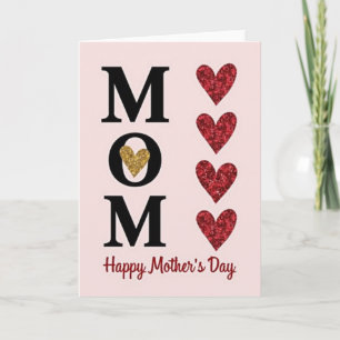 Shimmering Mom Mothers Day Card