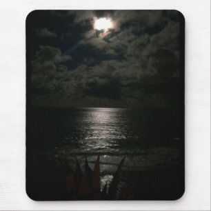 Shimmering Moon Light Reflecting On The Ocean Mouse Mat