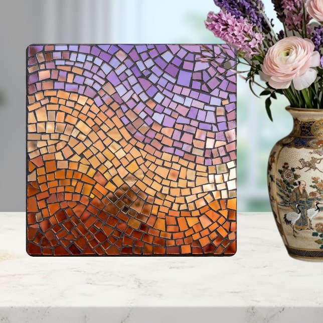 Shimmering Mosaic Gradient Sunset Disco Tile (Creator Uploaded)