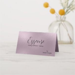 Shimmering Muted Purple Modern Background Loyalty Card