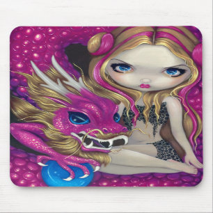 "Shimmering Pink Dragon" Mousepad