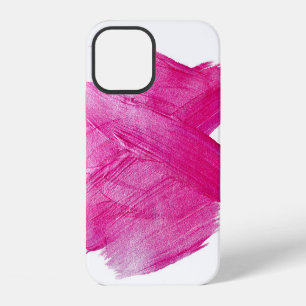Shimmering Pink Foil: Watercolor Abstract iPhone 12 Case