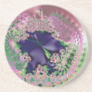 Shimmering Pink Portal to Purple Coaster