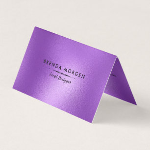 Shimmering Purple Modern Background Business Card