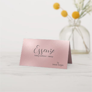 Shimmering Rose-Gold Modern Background Loyalty Card