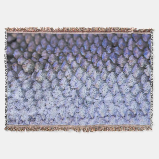 Shimmering Salmon Throw Blanket (Front)