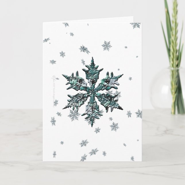 Shimmering Snowflake Card 1 (Front)