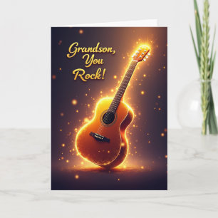 Shimmering Starburst Fathers Card