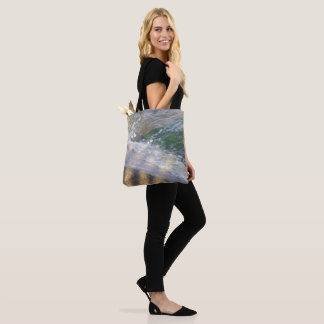 Shimmering Water on Rocks Tote Bag