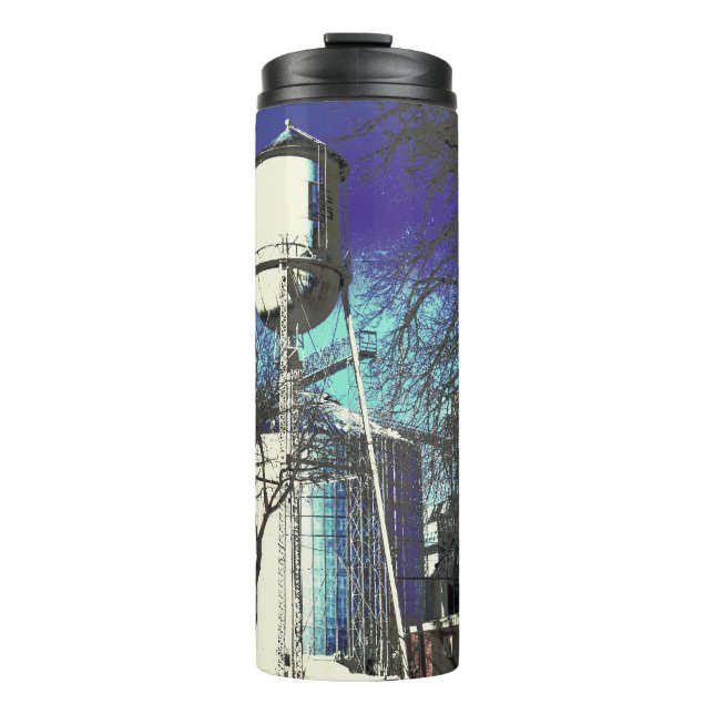 Shimmering Water Tower  Thermal Tumbler (Front)