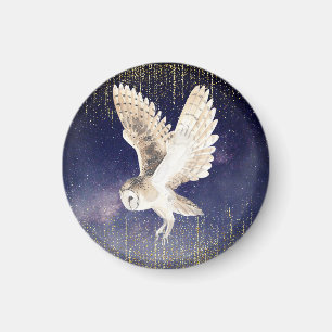 Shimmery Owl  Magnet
