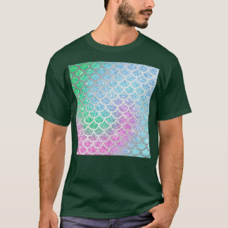 Shimmery Rainbow Glitter Mermaid Scales 5 T-Shirt