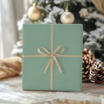 Shimmery Sage Solid Colour Holiday Christmas Wrapping Paper Sheet<br><div class="desc">Wrap your holiday gifts with this shimmery sage wrapping paper.</div>