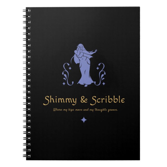 Shimmy & Scribble  Notebook (Front)