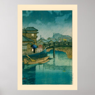 Shinagawa by Kawase Hasui Poster