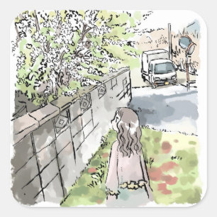 Shinaji Square Sticker