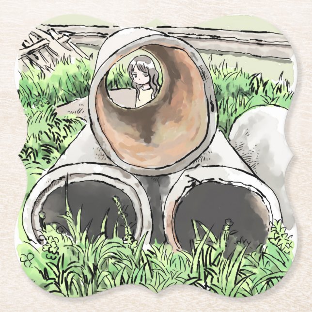 Shinayaji Paper Coaster (Front)