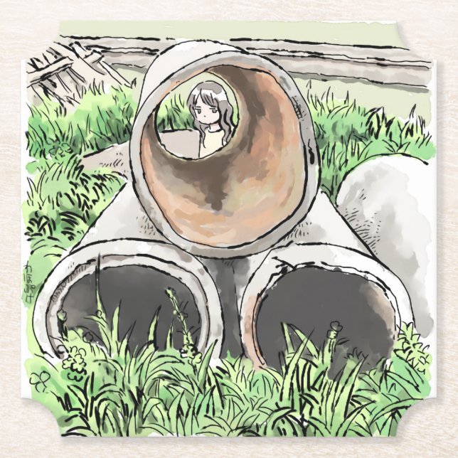 Shinayaji Paper Coaster (Front)