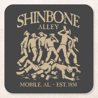 Shinbone Alley Square Paper Coaster