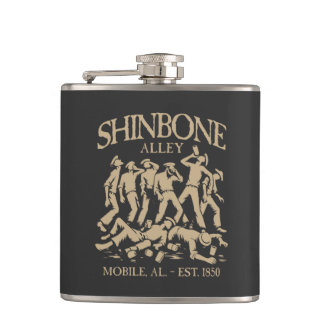 Shinbone Alley T-Shirt Hip Flask