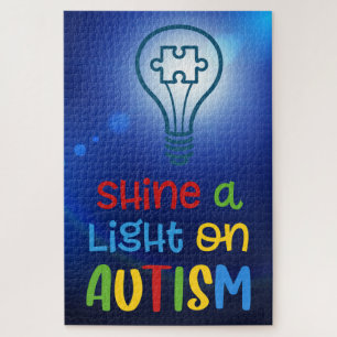 Shine a Light on Autism Jigsaw Puzzle