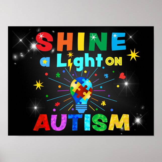 SHINE a Light on AUTISM Poster (Front)