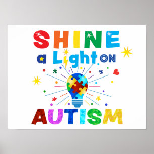 SHINE a Light on Autism Poster