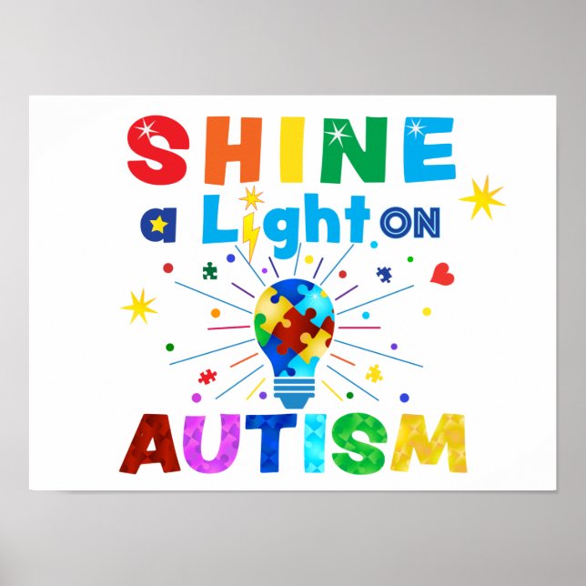 SHINE a Light on Autism Poster (Front)