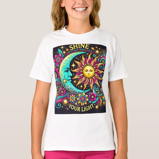 "SHINE ALEXANDRIA YOUR LIGHT" T-Shirt (Front)