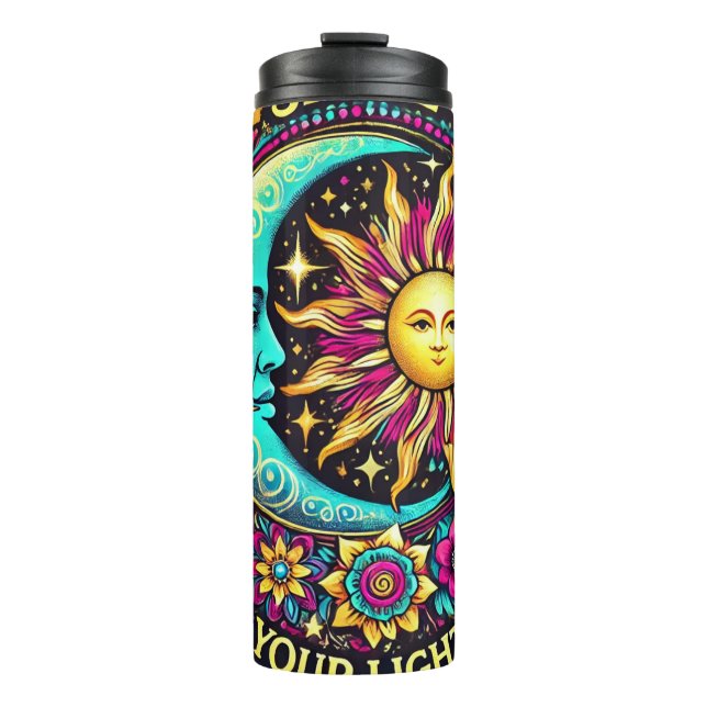 "SHINE ALEXANDRIA YOUR LIGHT'' THERMAL TUMBLER (Front)