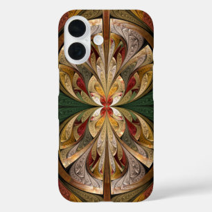 Shine and Rise Abstract Stained Glass iPhone 16 Case