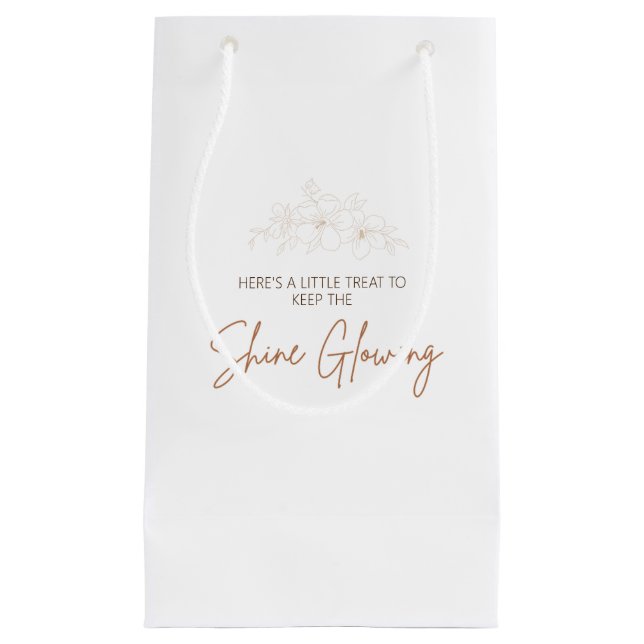 Shine and Unwind Spa Day Party Gift Bag (Front)