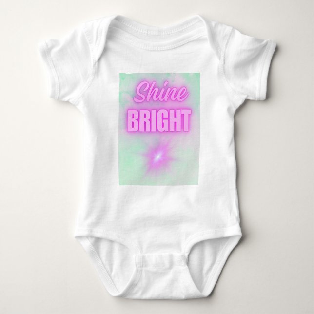 Shine Bright Baby Bodysuit (Front)