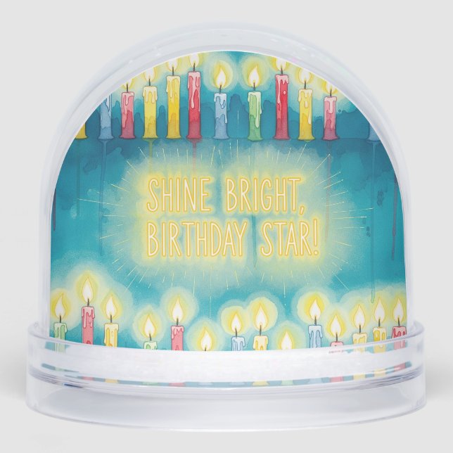 Shine Bright!, by Natasha Us   Snowglobe (Front)