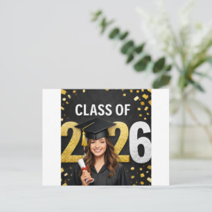 Shine Bright, Dream Big, and Step Into Your Future Holiday Postcard