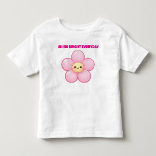 Shine Bright Everyday Cute Inspirational Kids Toddler T-Shirt
