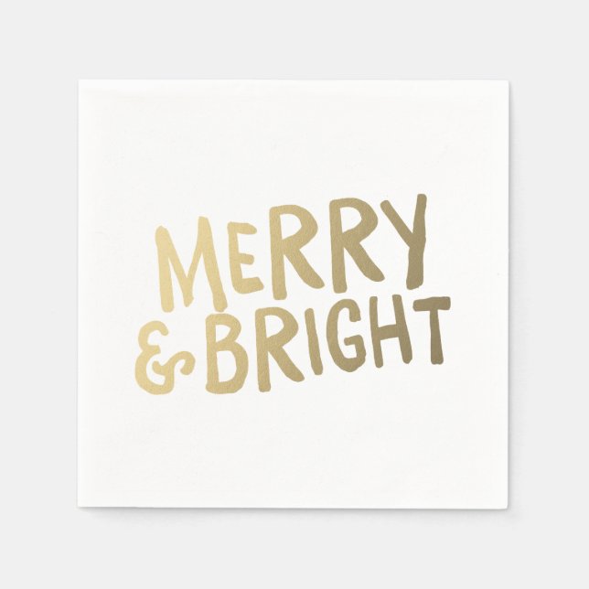 Shine Bright | Holiday Napkins (Front)