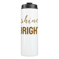 Shine Bright – Inspirational Glow Graphic T-Shirt