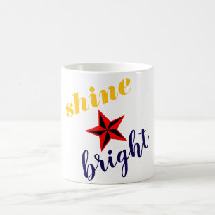Shine Bright Star Mark Coffee Mug