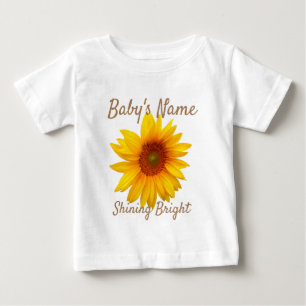 Shine Bright Sunflower Baby T-Shirt