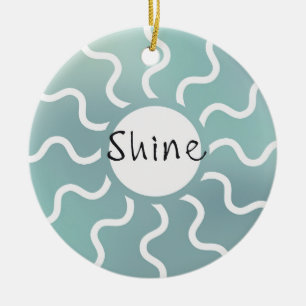 Shine Ceramic Tree Decoration