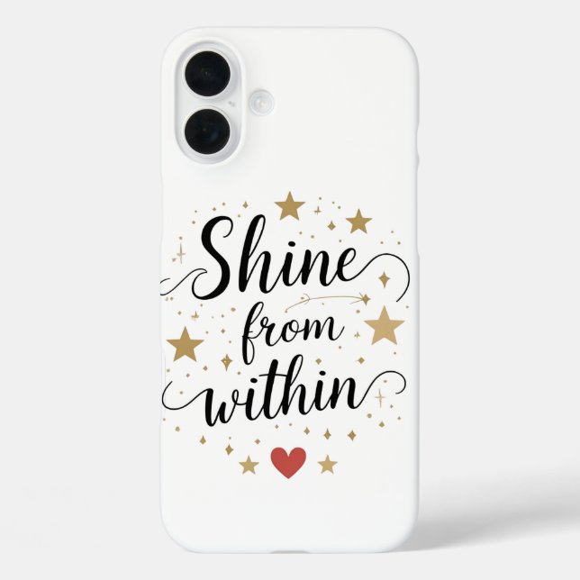 Shine From Within – Celestial Self-Love Quote Case-Mate iPhone Case (Back)