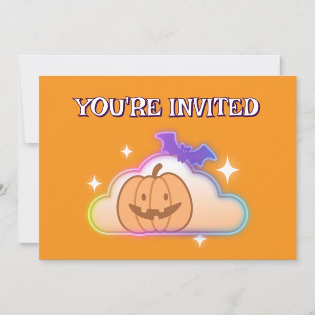 Shine God’s Light – Custom Halloween Party  Invitation (Front)