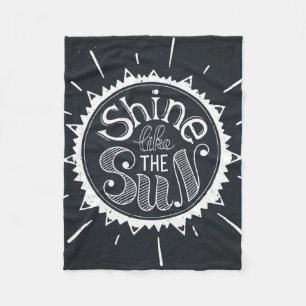 Shine Like The Sun Fleece Blanket