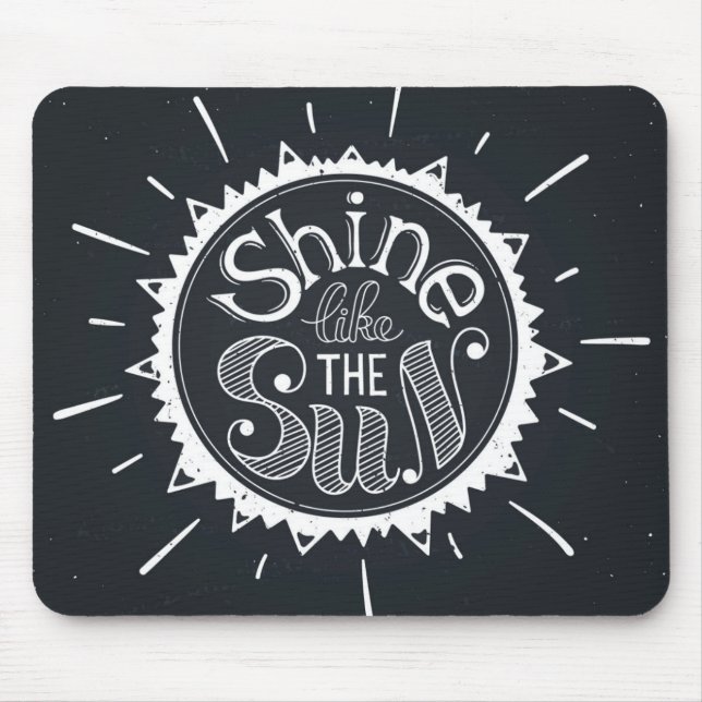 Shine Like The Sun Mouse Mat (Front)