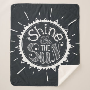 Shine Like The Sun Sherpa Blanket